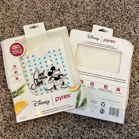 Corelle Kitchen Pyrex Disneys Mickey Mouse Bundle Of 2 Reusable